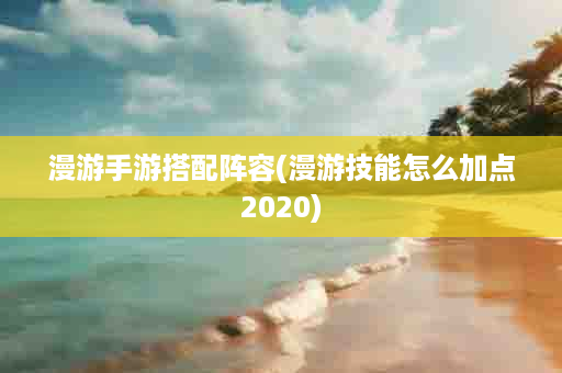 漫游手游搭配阵容(漫游技能怎么加点2020)