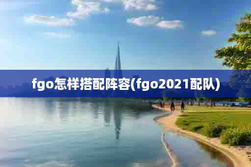 fgo怎样搭配阵容(fgo2021配队)