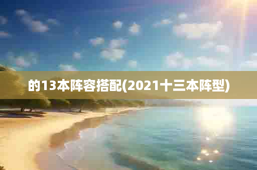 的13本阵容搭配(2021十三本阵型)