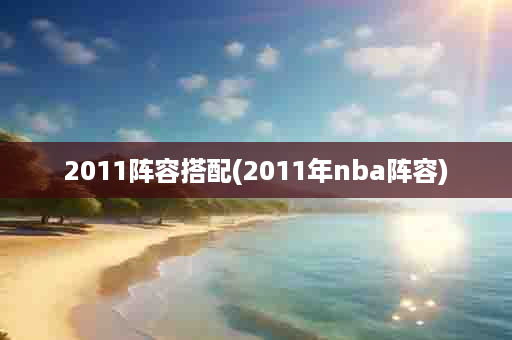 2011阵容搭配(2011年nba阵容)