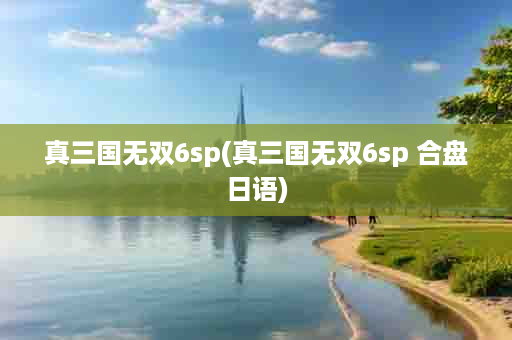 真三国无双6sp(真三国无双6sp 合盘日语)