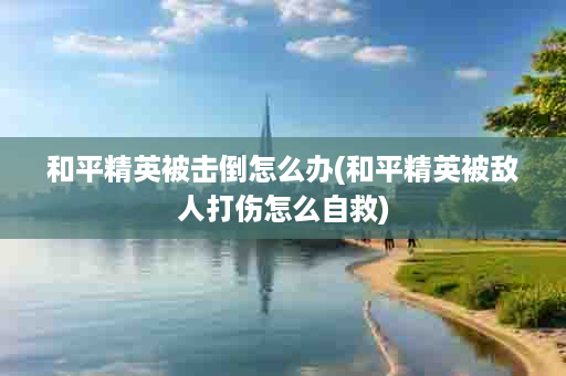 和平精英被击倒怎么办(和平精英被敌人打伤怎么自救)