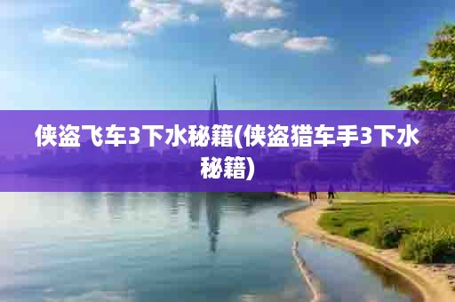 侠盗飞车3下水秘籍(侠盗猎车手3下水秘籍)