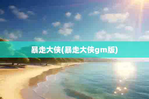 暴走大侠(暴走大侠gm版)