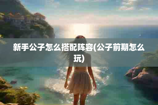 新手公子怎么搭配阵容(公子前期怎么玩)